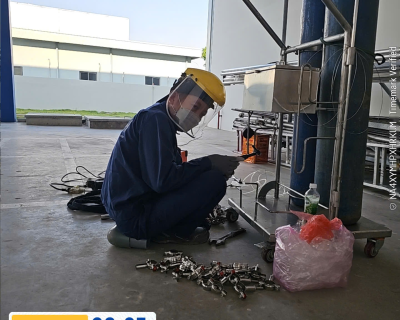 PROJECT COPAN VIET NAM | KCN YÊN PHONG - BẮC NINH | Installation piping water RO
