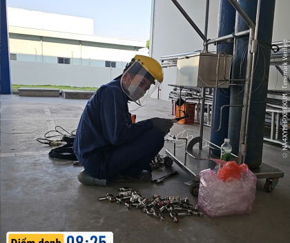 PROJECT COPAN VIET NAM | KCN YÊN PHONG - BẮC NINH | Installation piping water RO