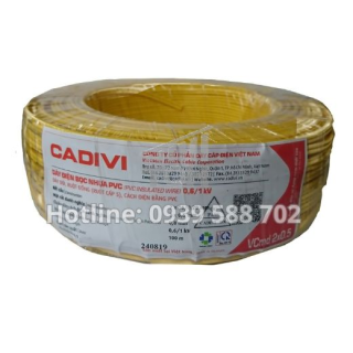 Dây điện bọc nhựa VCmd-0.6/1kV