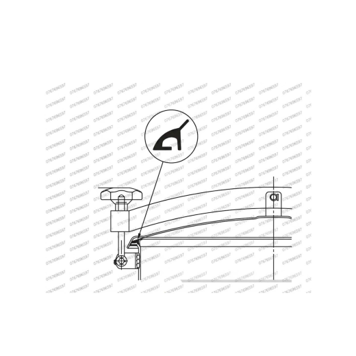 Gioăng cho nắp bồn không áp - Silicone - DN600