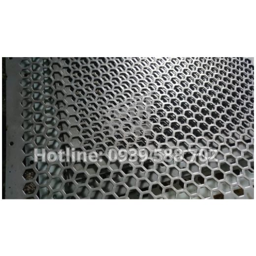 Tấm inox đục lỗ tròn
