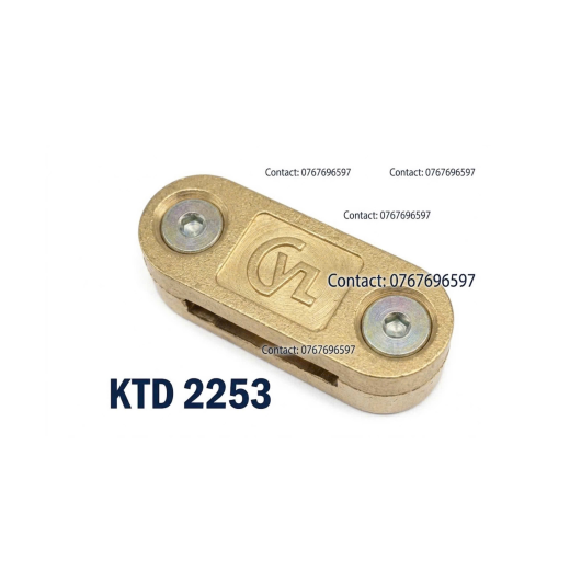 Kẹp thanh đồng 25x3 (2 vít)