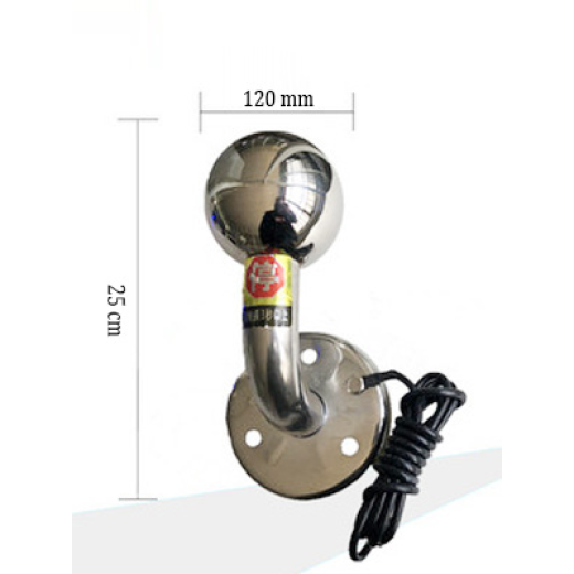 Quả cầu inox chống tĩnh điện cố định trên tường